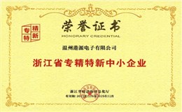 浙江省專精特新企業