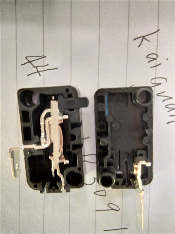 微動開關結構圖