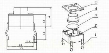 防水輕觸開關是怎么工作的？工作原理是什么?