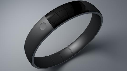 智能手環上的輕觸開關