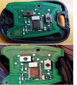 智能車鑰匙上的輕觸開關KAN0441F