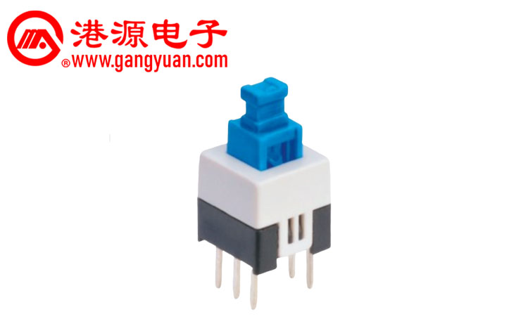 六引腳自無鎖開關的兩種原理圖