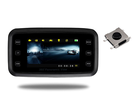 行車記錄儀按鍵開關KAN4544C應用案例